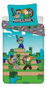 Bavlněné dětské povlečení na jednolůžko 140x200 cm Minecraft "We got this" – Jerry Fabrics