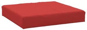 Poduška na palety červená 60 x 60 x 8 cm oxfordská látka
