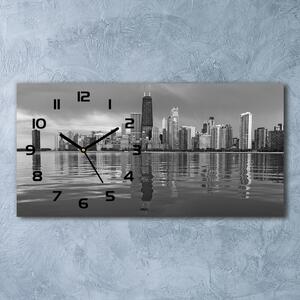 Moderní skleněné hodiny na stěnu Chicago pl_zsp_60x30_f_77638658
