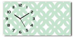 Skleněné hodiny na stěnu Geometrické pozadí pl_zsp_60x30_f_78520570