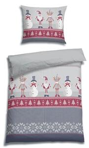 POVLEČENÍ, flanel, šedá, 140/200 cm Florella - Povlečení