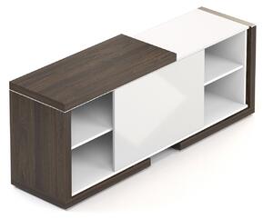 Komoda SOLID pro manažerský opěrný stůl, s posuvnými dveřmi, 170cm (Komoda SOLID pro manažerský opěrný stůl, s posuvnými dveřmi, délka 170cm, hloubka 50cm)