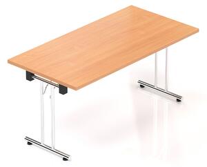 NABYTEK-DESIGNOVY.CZ - DBPST16 - Konferenční skládací stůl KOMFORT, stohovatelný 160x70x76cm, buk