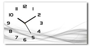 Skleněné hodiny na stěnu Abstrakce vlny pl_zsp_60x30_f_79334921