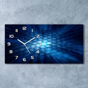 Moderní skleněné hodiny na stěnu Tvary pl_zsp_60x30_f_79435114