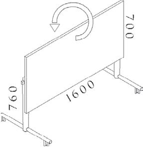 NABYTEK-DESIGNOVY.CZ - DBPST16M - Konferenční výklopný stůl na kolečkách KOMFORT, 160x70x76cm, buk