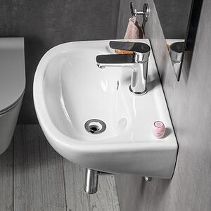 Isvea Small umyvadlo 45x35 cm polokulatý klasický bílá lesk 10TP71045