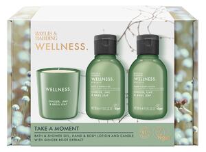 Baylis & Harding Wellness Ladies - sada tělové péče a svíčky, 3 ks