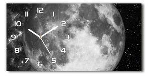 Moderní skleněné hodiny na stěnu Měsíc pl_zsp_60x30_f_79513509