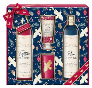 Baylis & Harding Winter Wonderland - sada tělové péče a svíčky, 4 ks