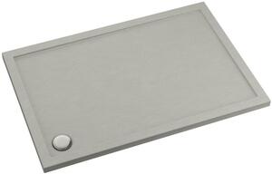 Schedpol Caspar New Cement Stone obdélníková sprchová vanička se sifonem 120x80 cm cement 3.2338/CT/ST