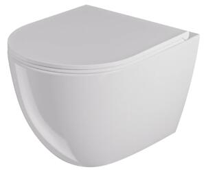 WC SET Geberit DuoFix s WC mísou Caneo, bílá + tlačítko Delta 50, bílé + izolační deska