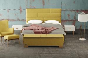 Luxusní čalouněná postel SPECTRA, s úložným prostorem