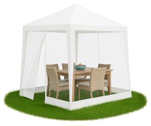 Aga Zahradní altán s moskytiérou 2,4x3 m Bílý