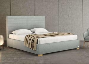 Luxusní čalouněná postel NOBILIA, s úložným prostorem