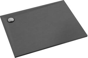 Schedline Libra Anthracite Stone obdélníková sprchová vanička 80x70 cm antracitová 3SP.L1P-7080/A/ST