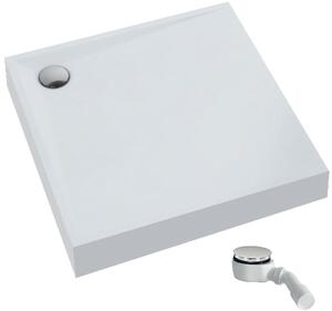 Schedpol Solido čtvercová sprchová vanička se sifonem 90x90 cm bílá 3.1461