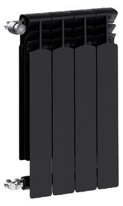 KFA Armatura G600F pokojový radiátor 67.2x32.2 cm podłączenie boční černá 772-040-81