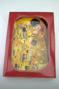 PROHOME - Podnos sklo 35x25cm Klimt Kiss