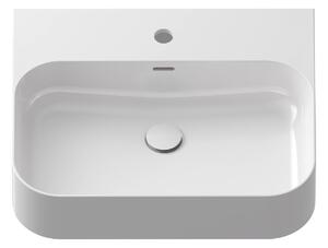 Ravak Ceramic umyvadlo 55.3x45.2 cm obdélníkový klasický bílá lesk XJX01155000
