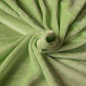 Jahu Prostěradlo Mikroplyš zelená, 90 x 200 cm
