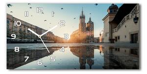 Skleněné hodiny na stěnu tiché Krakov Polsko pl_zsp_60x30_f_83189546