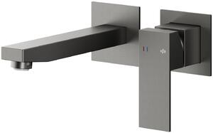 KFA Armatura Logon Gun Metal Grey umyvadlová baterie pod omítku grafitová 5139-810-61
