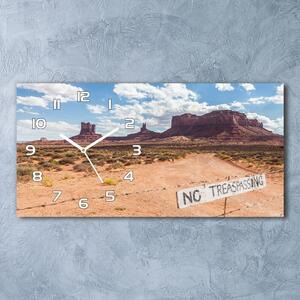 Moderní skleněné hodiny na stěnu Arizona USA pl_zsp_60x30_f_83587894