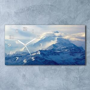 Skleněné hodiny na stěnu tiché Horský vrchol pl_zsp_60x30_f_83551401