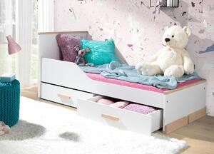 Dětská postel s úložným prostorem Rosia, lamino