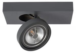 Lucide 09920/10/36 LED stropní či nástěnné bodové svítidlo Nenad 1x10W | G53 | 385lm | 2700K - černá