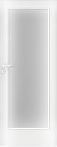 Interiérové dveře PORTA Laminát CPL 1.4 bezpolodrážkové - CPL bílá, levé "80", zámek pro BB, zvýšená CN 210