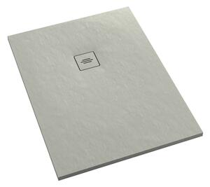 Schedline Protos Cement Stone obdélníková sprchová vanička 90x70 cm cement 3SP.P1P-7090/CT/ST-M1/CT/ST