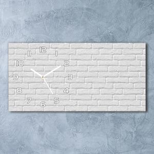 Skleněné hodiny na stěnu tiché Zděná zeď pl_zsp_60x30_f_84571096