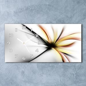 Skleněné hodiny na stěnu Abstrakce květina pl_zsp_60x30_f_84906965