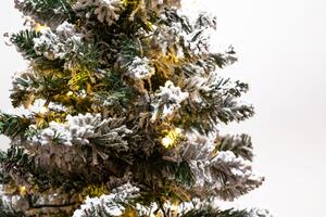 Tutumi, LED umělý vánoční stromek Smrk 120cm, žlutá teplá barva, 311431, CHR-06660
