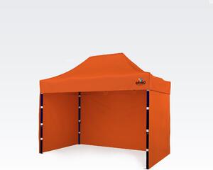 BRIMO Rozkládací stánek 2x3m - s 3 stěnami - Oranžová E. Ocel