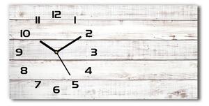 Skleněné hodiny na stěnu Dřevěná stěna pl_zsp_60x30_f_85286701
