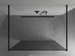 Mexen Kioto volně stojící sprchová zástěna 100 x 200 cm, Grafitově černá, Černá