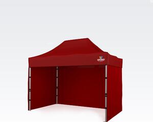 BRIMO Profi Zahradní Stan 2x3m ALU EXCLUSIVE (3 stěny) - s 3 stěnami - Červená E. Alu