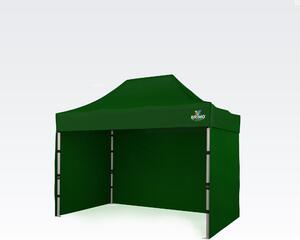 BRIMO Profi Zahradní Stan 2x3m ALU EXCLUSIVE (3 stěny) - s 3 stěnami - Zelená E. Alu