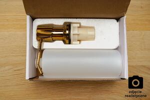 Sink Quality Simple, dávkovač saponátu pro kuchyňský dřez 400ml, zlatá lesklá, SKQ-DOZ-GD