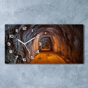 Skleněné hodiny na stěnu Podzemní tunel pl_zsp_60x30_f_85978893