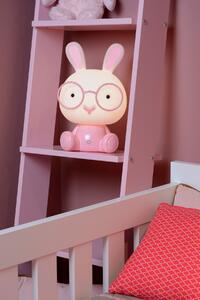 Lucide 71591/03/66 LED dekorativní stolní svítidlo Dodo Rabbit 1x3W | 70lm - růžová, králíček