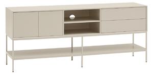 Krémový TV stolek Teulat Platt 175 x 45 cm