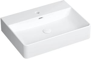 Omnires Garland umyvadlo 60x43 cm obdélníkový na pult bílá lesk GARLAND600BP
