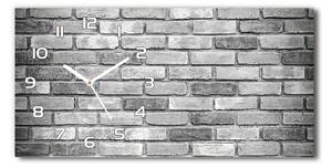 Skleněné hodiny na stěnu tiché Zděná zeď pl_zsp_60x30_f_86757809
