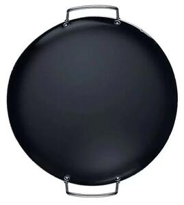 German Grilovací Wok pánev ze smaltované oceli / Ø 30 cm / černá