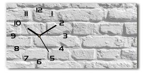 Skleněné hodiny na stěnu tiché Zděná zeď pl_zsp_60x30_f_88179779