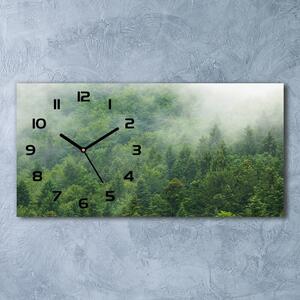 Skleněné hodiny na stěnu tiché Tajuplný les pl_zsp_60x30_f_88640523